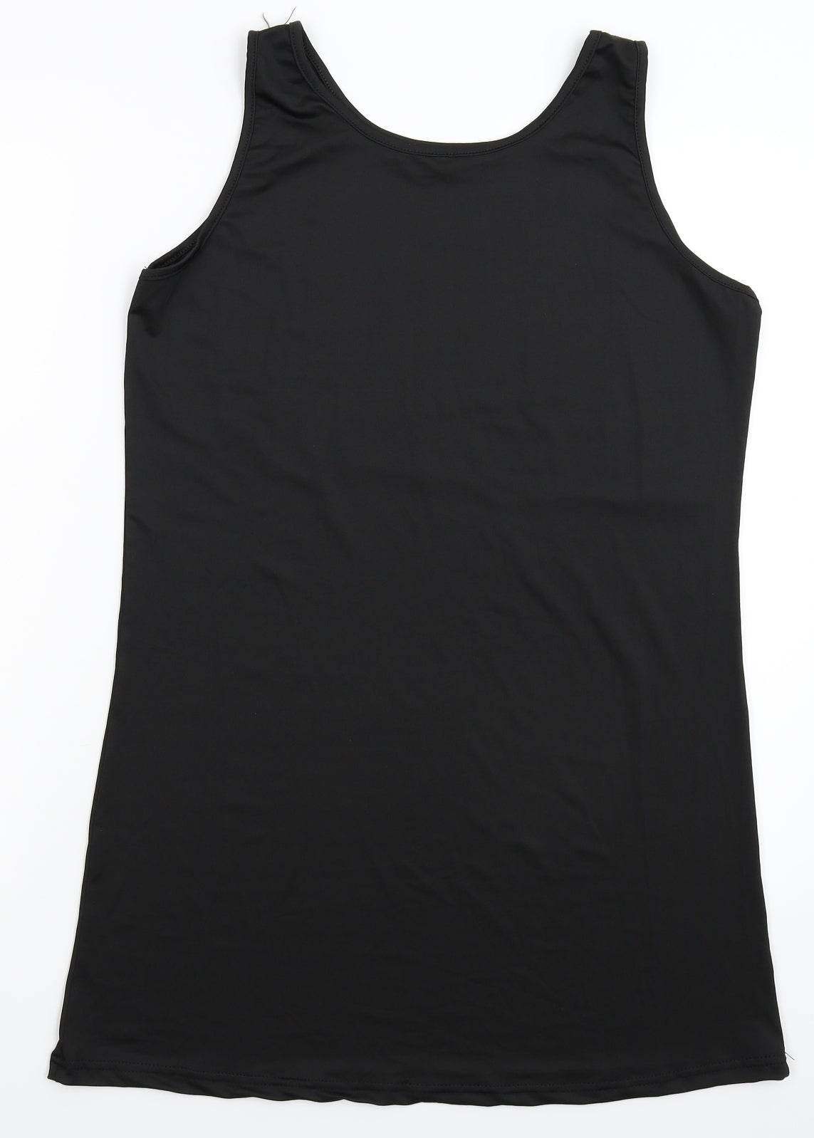 Preworn Womens Black   Tank Dress  Size L