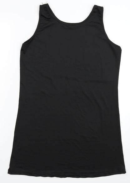 Preworn Womens Black   Tank Dress  Size L