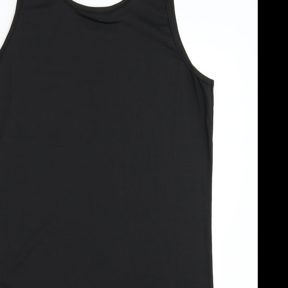 Preworn Womens Black   Tank Dress  Size L