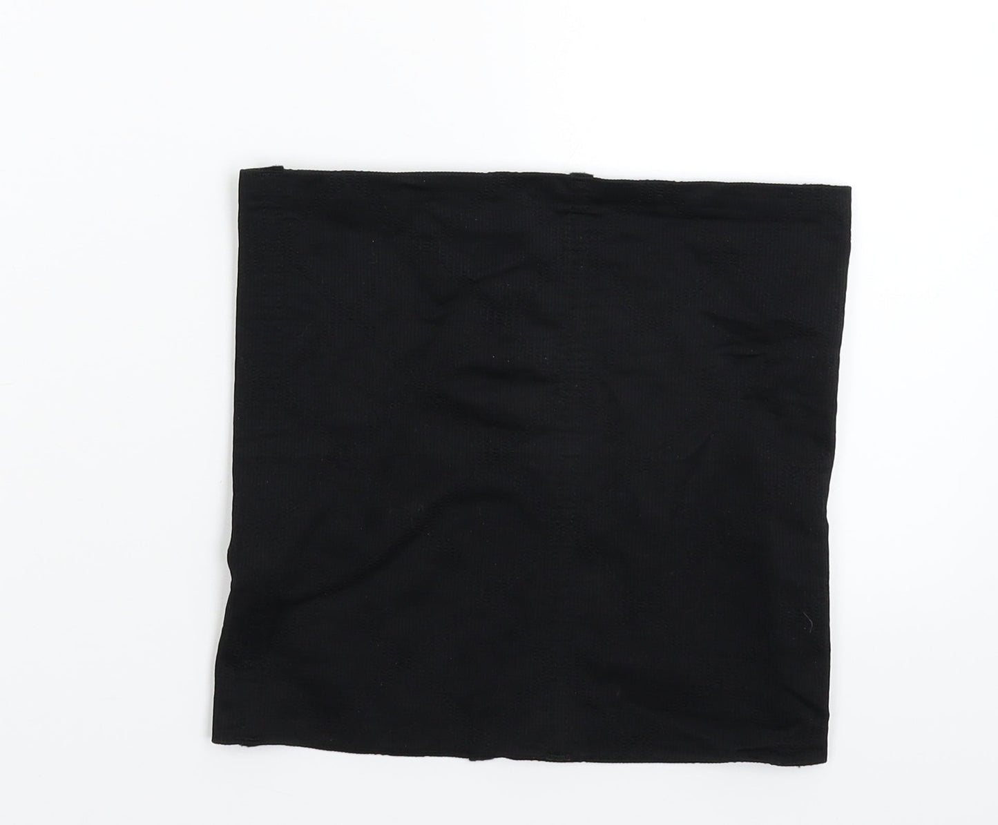 Womens UK Size S Preworn Black Cropped Tank