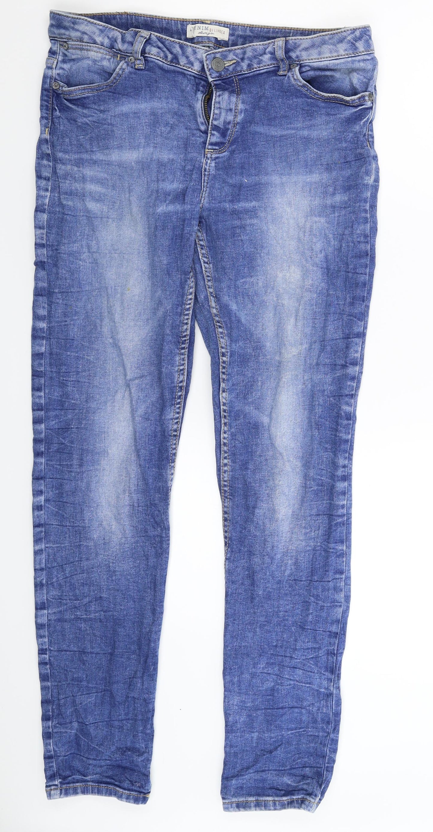 Womens UK Size 32 in Lindex Extra-Slim Fit Skinny Blue Jeans