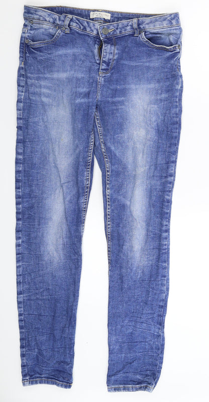 Womens UK Size 32 in Lindex Extra-Slim Fit Skinny Blue Jeans