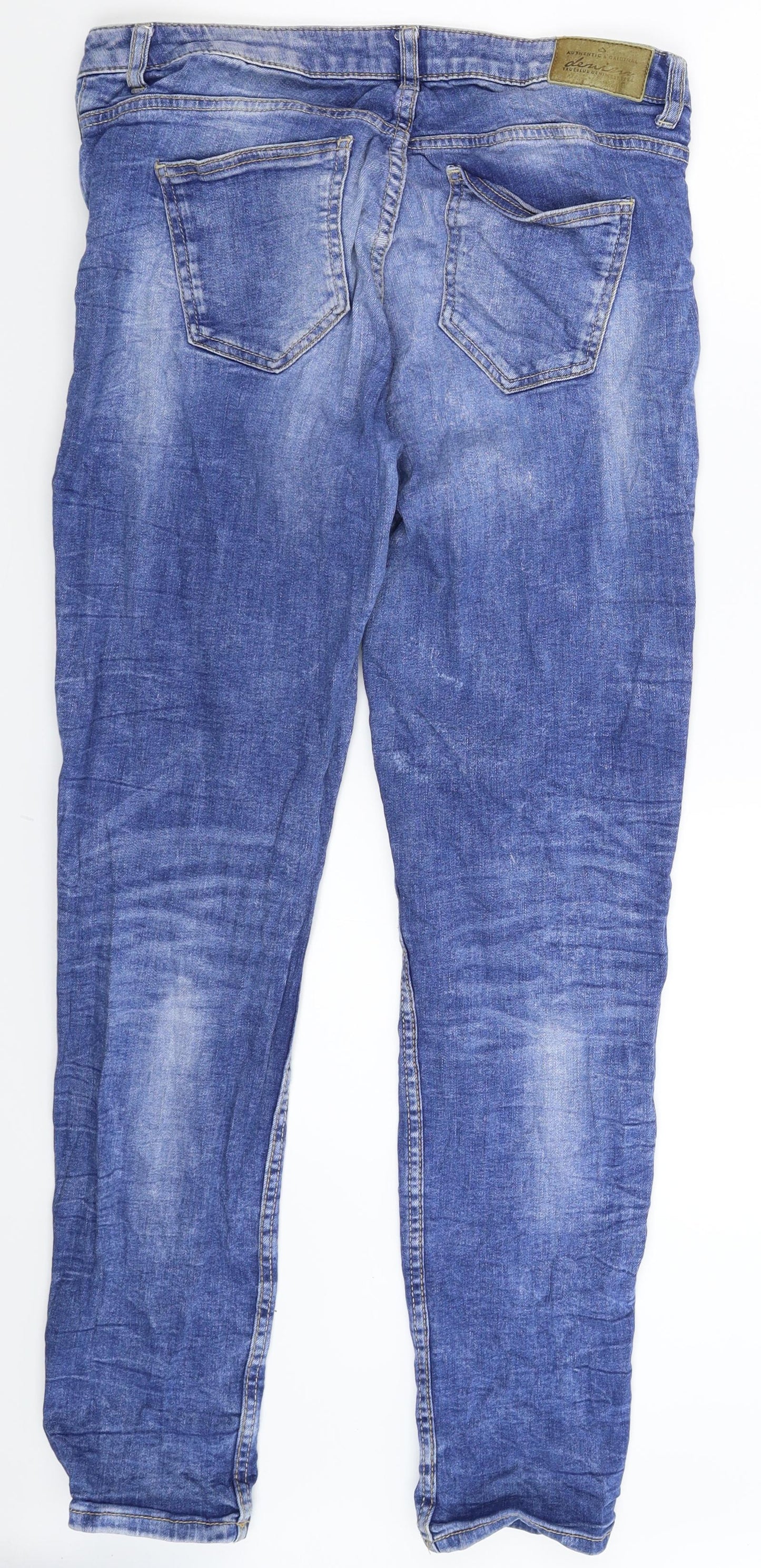 Womens UK Size 32 in Lindex Extra-Slim Fit Skinny Blue Jeans