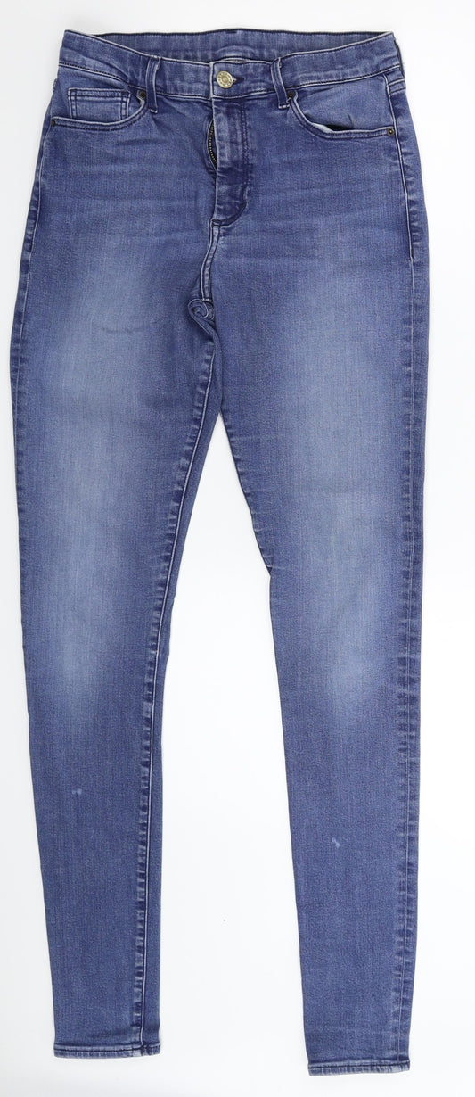 Topshop Womens Blue  Denim Jegging Jeans Size 28 in L32 in