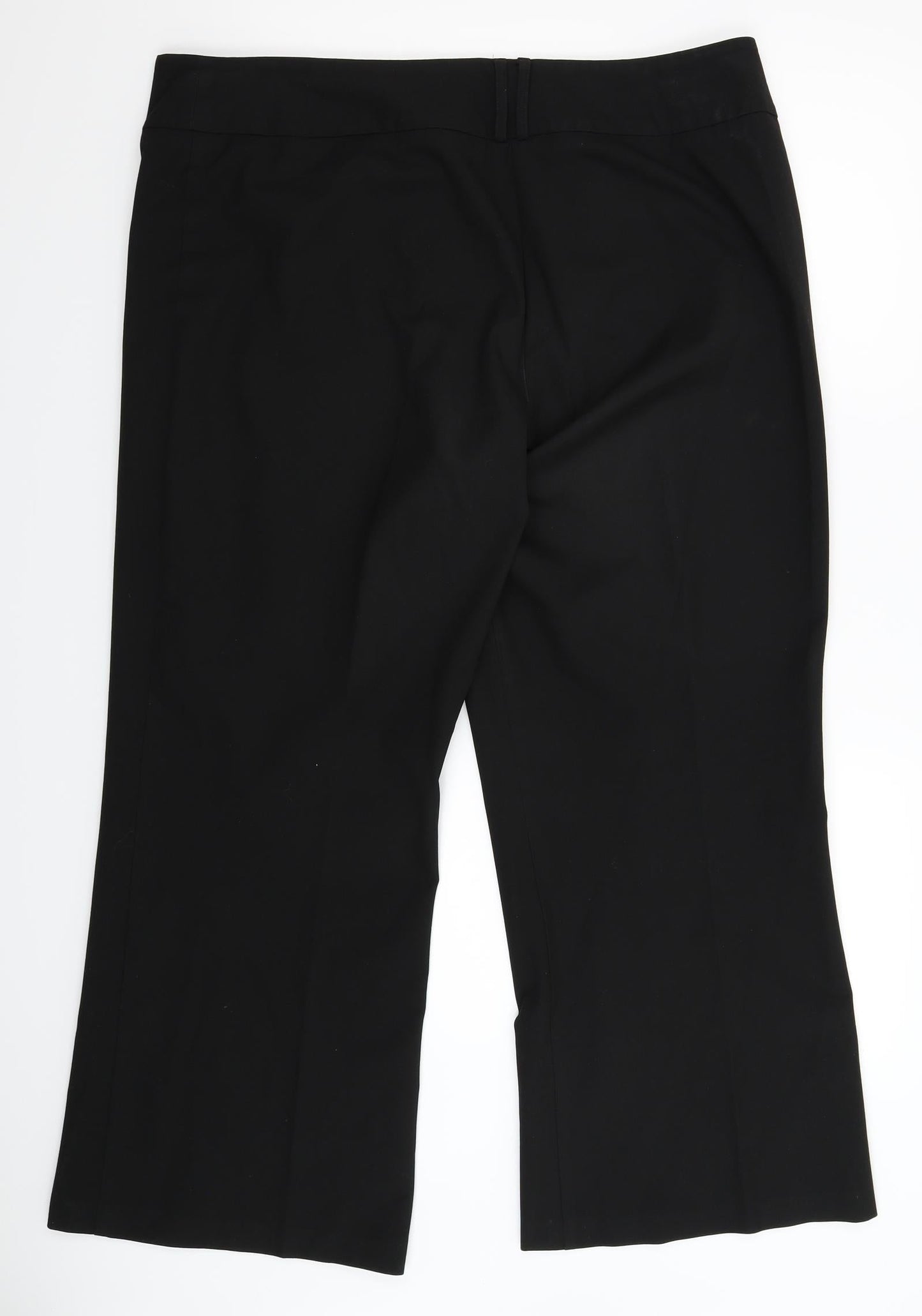 Womens UK Size 18 South Regular Fit  Black Trousers
