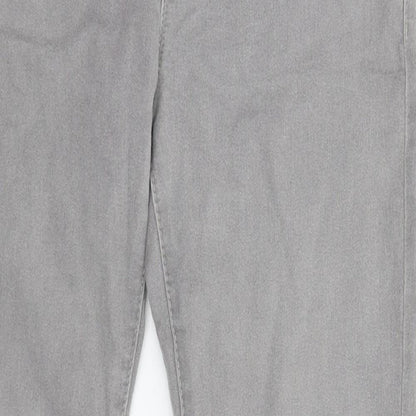 Denim & Co. Womens Grey  Denim Jegging Jeans Size 10 L30 in