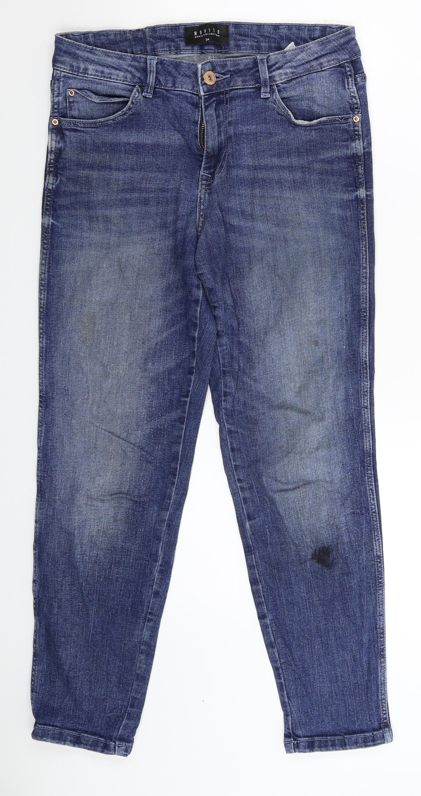 Womens UK Size 28 Mohito Extra-Slim Fit Skinny Blue Jeans