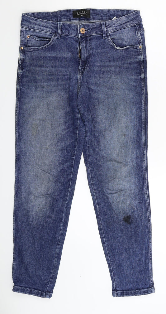 Womens UK Size 28 Mohito Extra-Slim Fit Skinny Blue Jeans