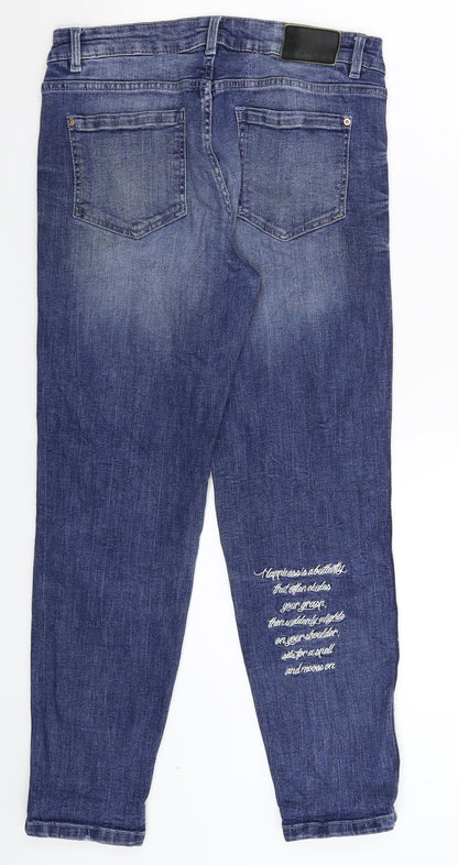 Womens UK Size 28 Mohito Extra-Slim Fit Skinny Blue Jeans