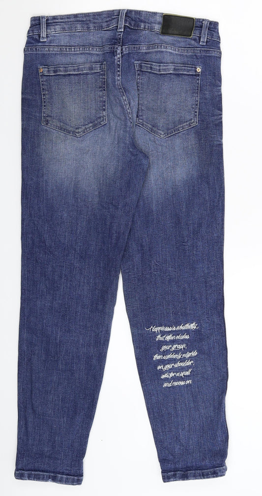 Womens UK Size 28 Mohito Extra-Slim Fit Skinny Blue Jeans