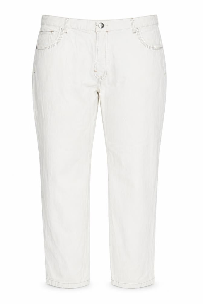 Womens UK Size 42 in Being Casual Regular Fit Straight White Jeans
