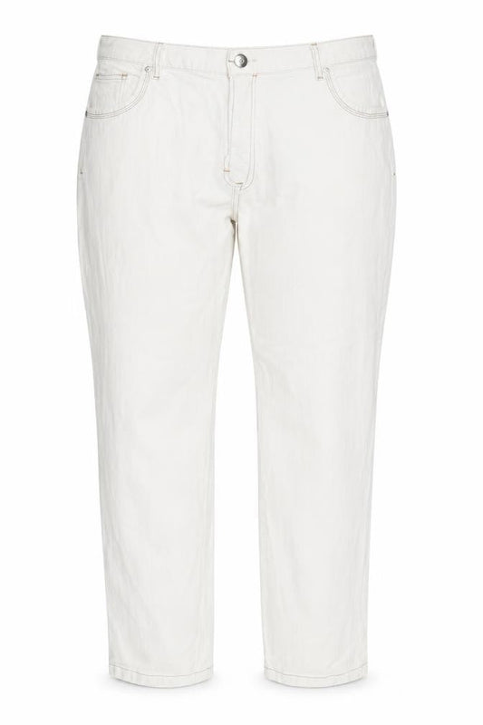 Womens UK Size 42 in Being Casual Regular Fit Straight White Jeans