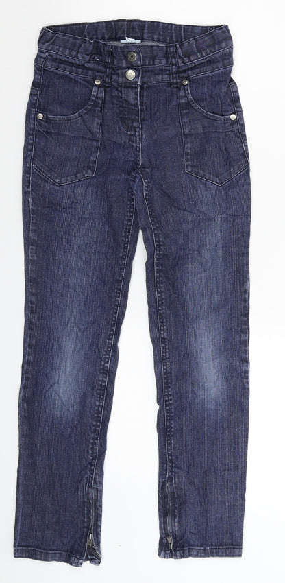 Vertbaudet Girls Blue  Denim Skinny Jeans Size 12 Years