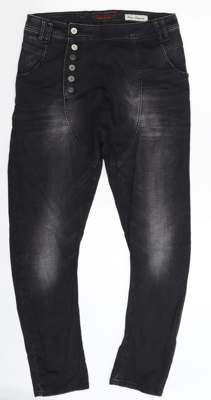Cipo & Baxx Womens Black  Denim Skinny Jeans Size 32 in L30 in