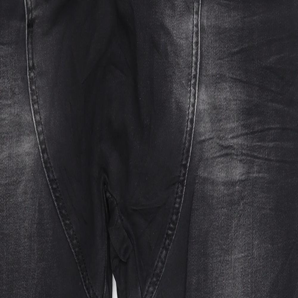 Cipo & Baxx Womens Black  Denim Skinny Jeans Size 32 in L30 in