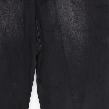 Cipo & Baxx Womens Black  Denim Skinny Jeans Size 32 in L30 in