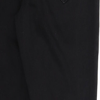 George Womens Black  Denim Skinny Jeans Size 12 L26 in