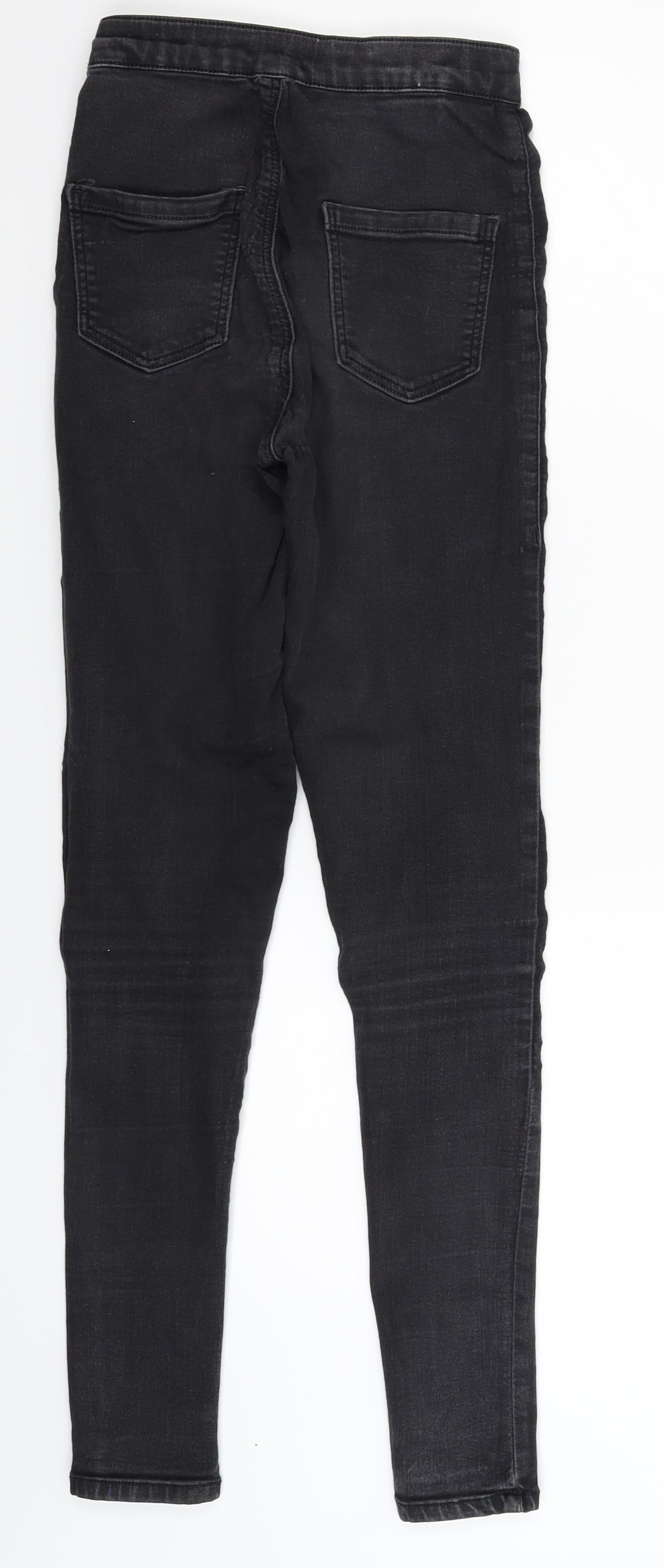 Topshop Womens Black  Denim Jegging Jeans Size 24 in L28 in