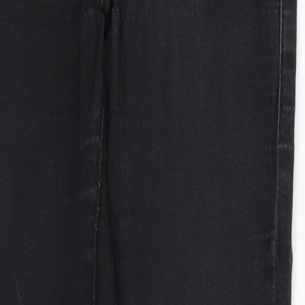 Topshop Womens Black  Denim Jegging Jeans Size 24 in L28 in