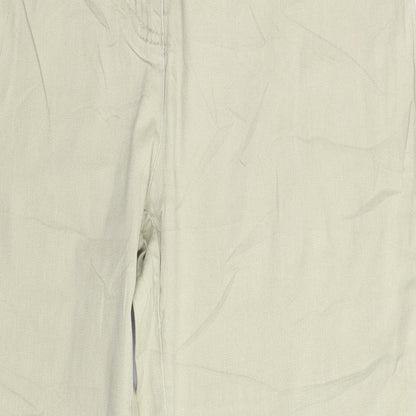 Laura M Womens Beige  Denim Straight Jeans Size 32 in L31 in
