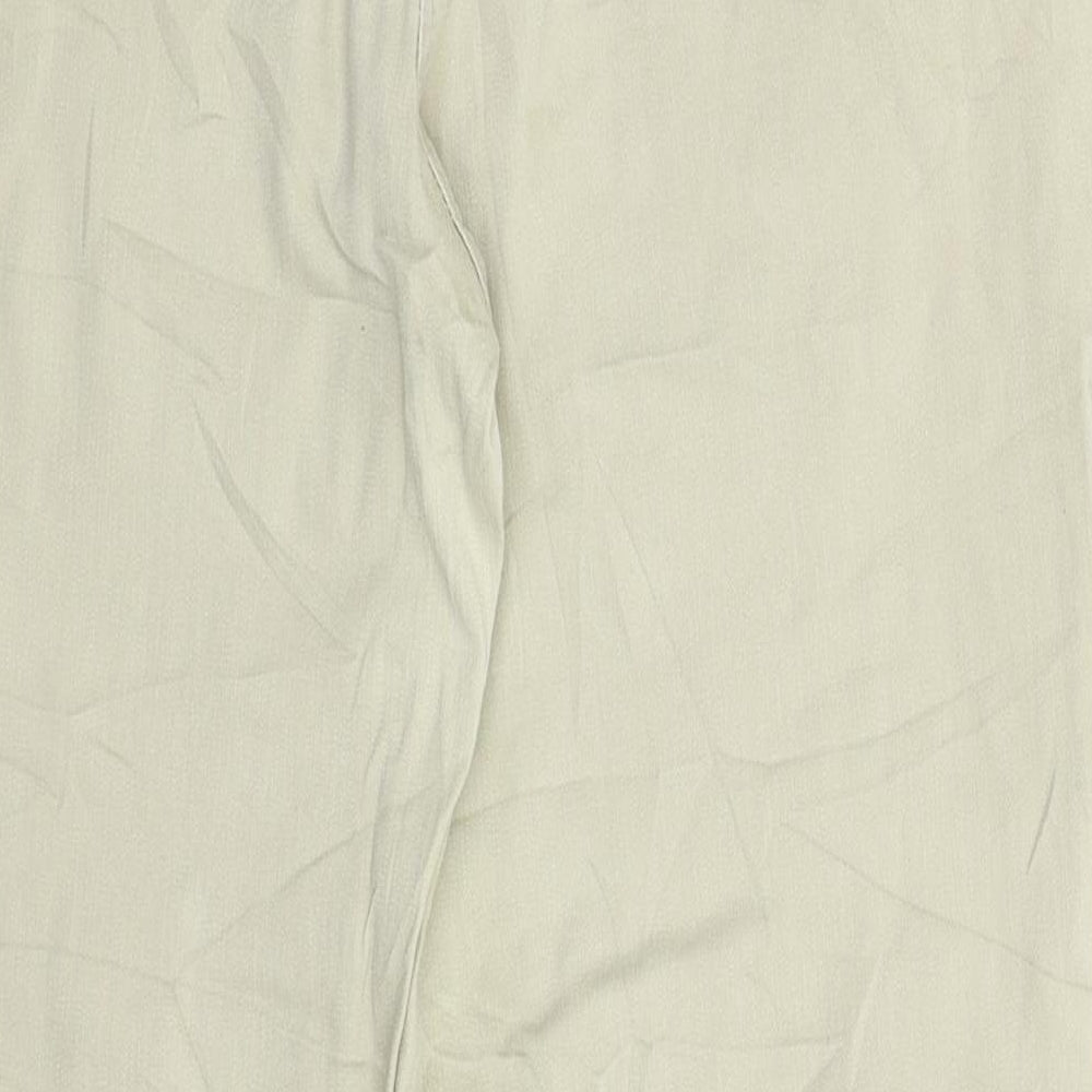 Laura M Womens Beige  Denim Straight Jeans Size 32 in L31 in