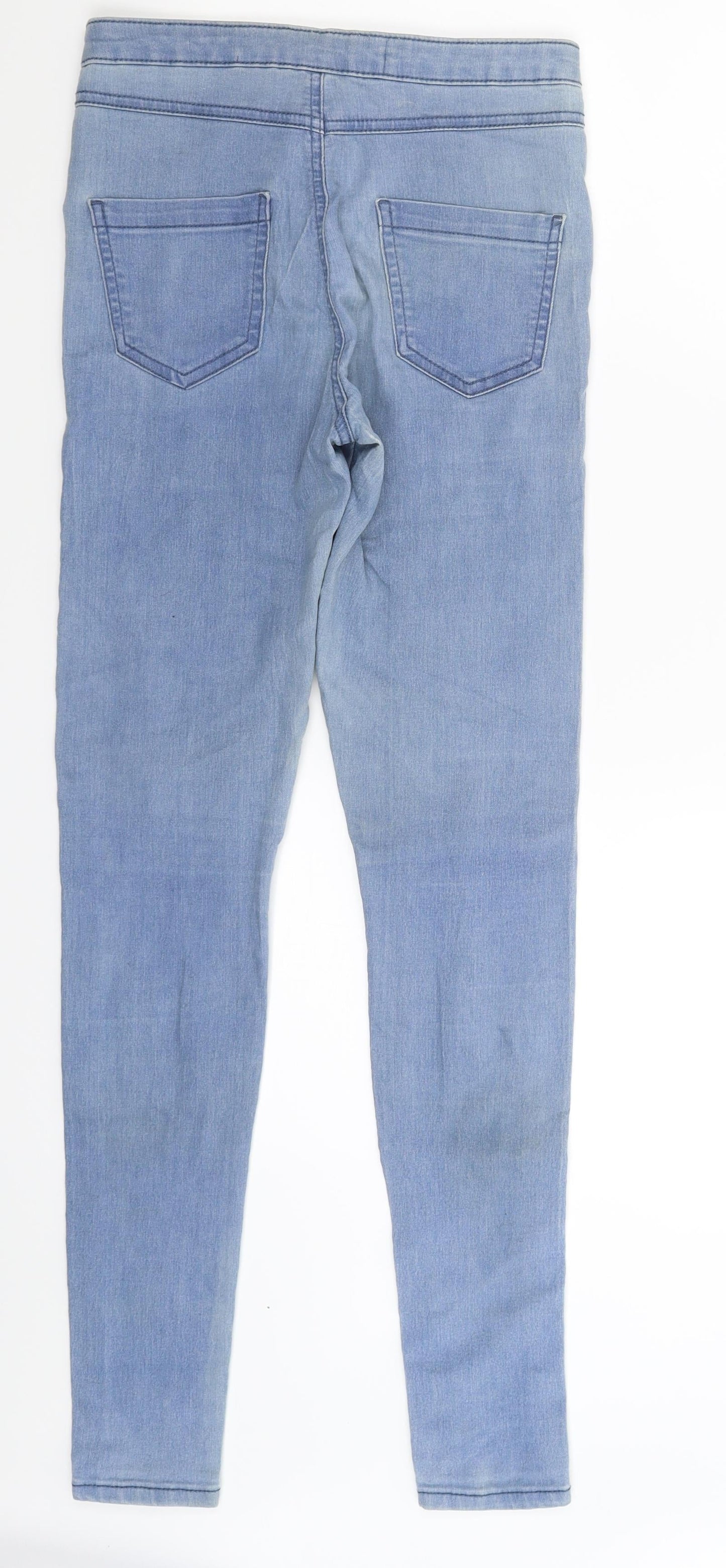 Denim & Co. Womens Blue  Denim Skinny Jeans Size 6 L31 in