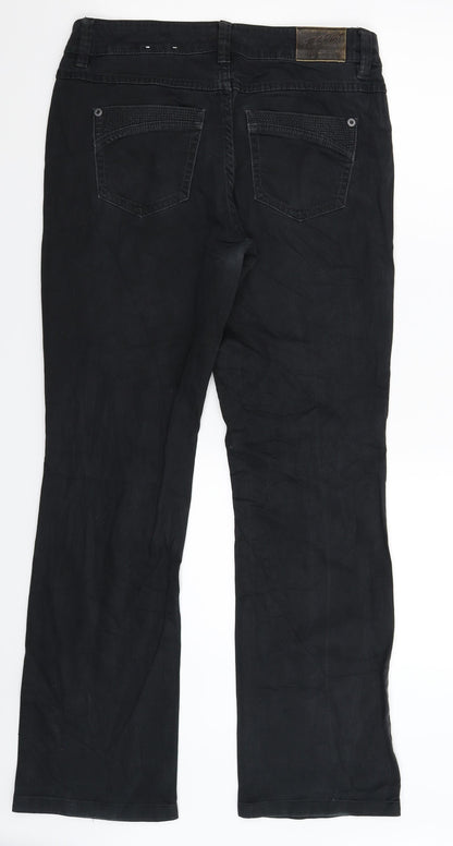 Womens UK Size 30 in Esprit Regular Fit Bootcut Black Jeans