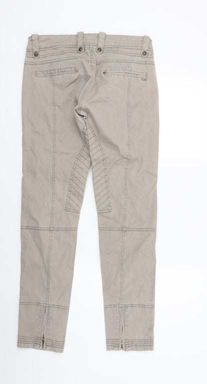 Mango Womens Beige  Denim Skinny Jeans Size 10 L27 in