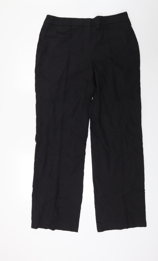 La Redoute Womens Black   Trousers  Size 14 L30 in