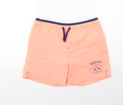 TEX Boys Orange   Bermuda Shorts Size 11-12 Years
