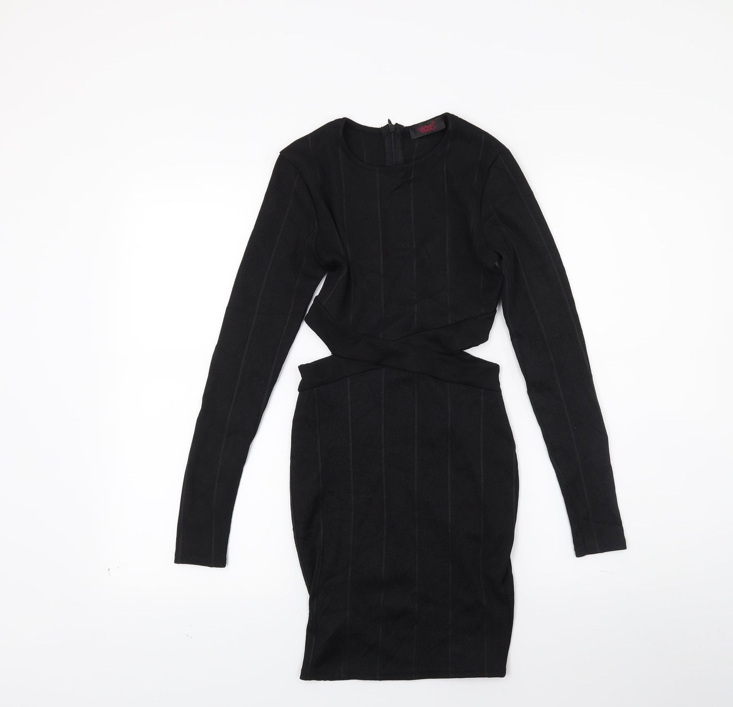 Edge Womens Black   A-Line  Size 8