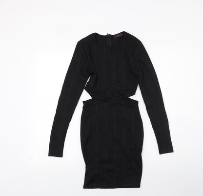 Edge Womens Black   A-Line  Size 8