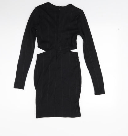 Edge Womens Black   A-Line  Size 8