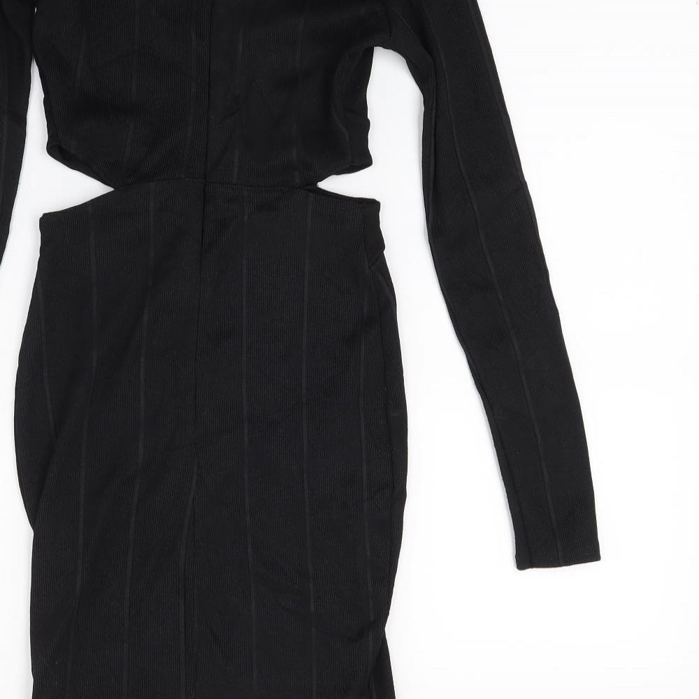 Edge Womens Black   A-Line  Size 8