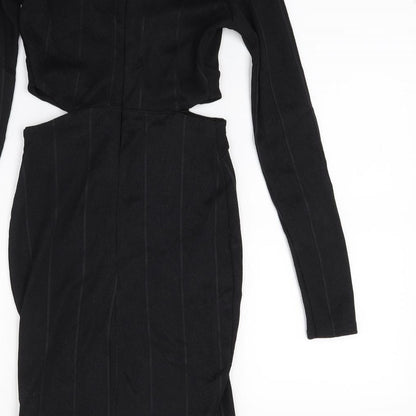 Edge Womens Black   A-Line  Size 8