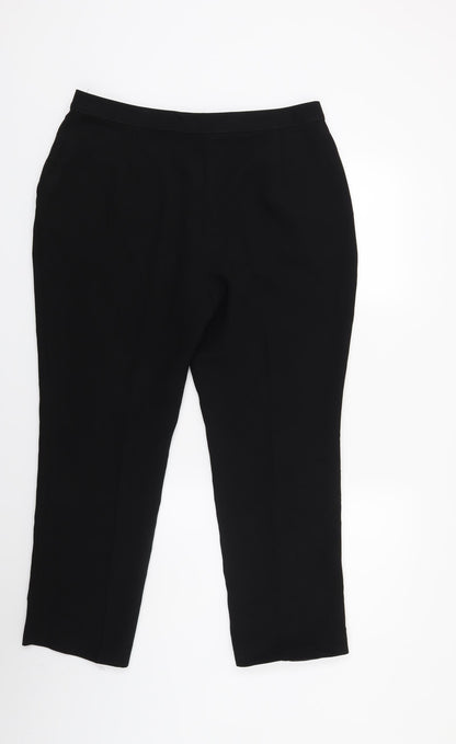 Mark Shale Womens Black   Trousers  Size 16 L24 in