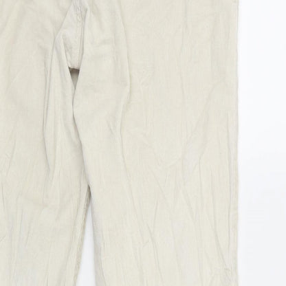 BANNANA REPUBLIC  Womens Beige  Corduroy Skinny Jeans Size 30 in L29 in