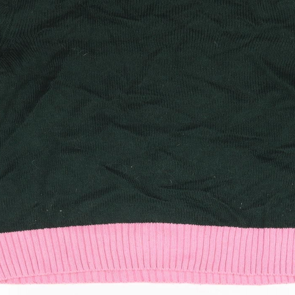 Noisy may Womens Green  Knit Pullover Jumper Size M