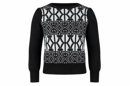 Oasis Womens Black  Knit Pullover Jumper Size S