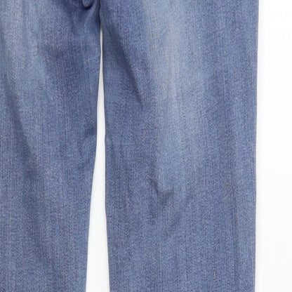Womens UK Size 10 Preworn Regular Fit Skinny Blue Jeans