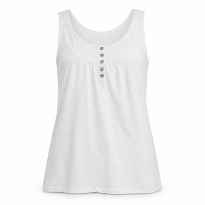 Womens UK Size M VILA White Basic Tank