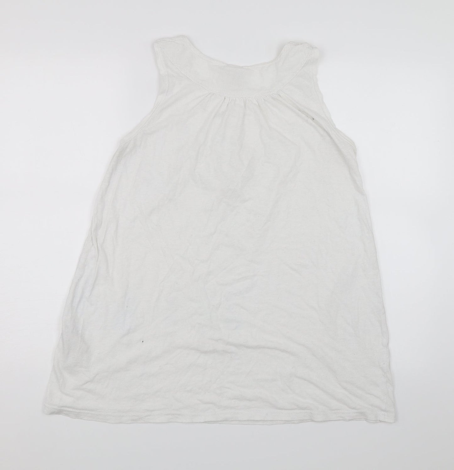 Womens UK Size M VILA White Basic Tank