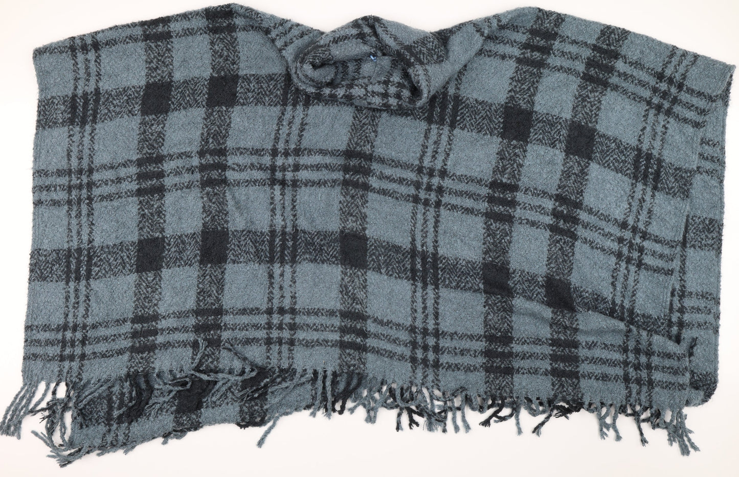 NEXT Womens Blue Plaid  Shrug Jumper One Size