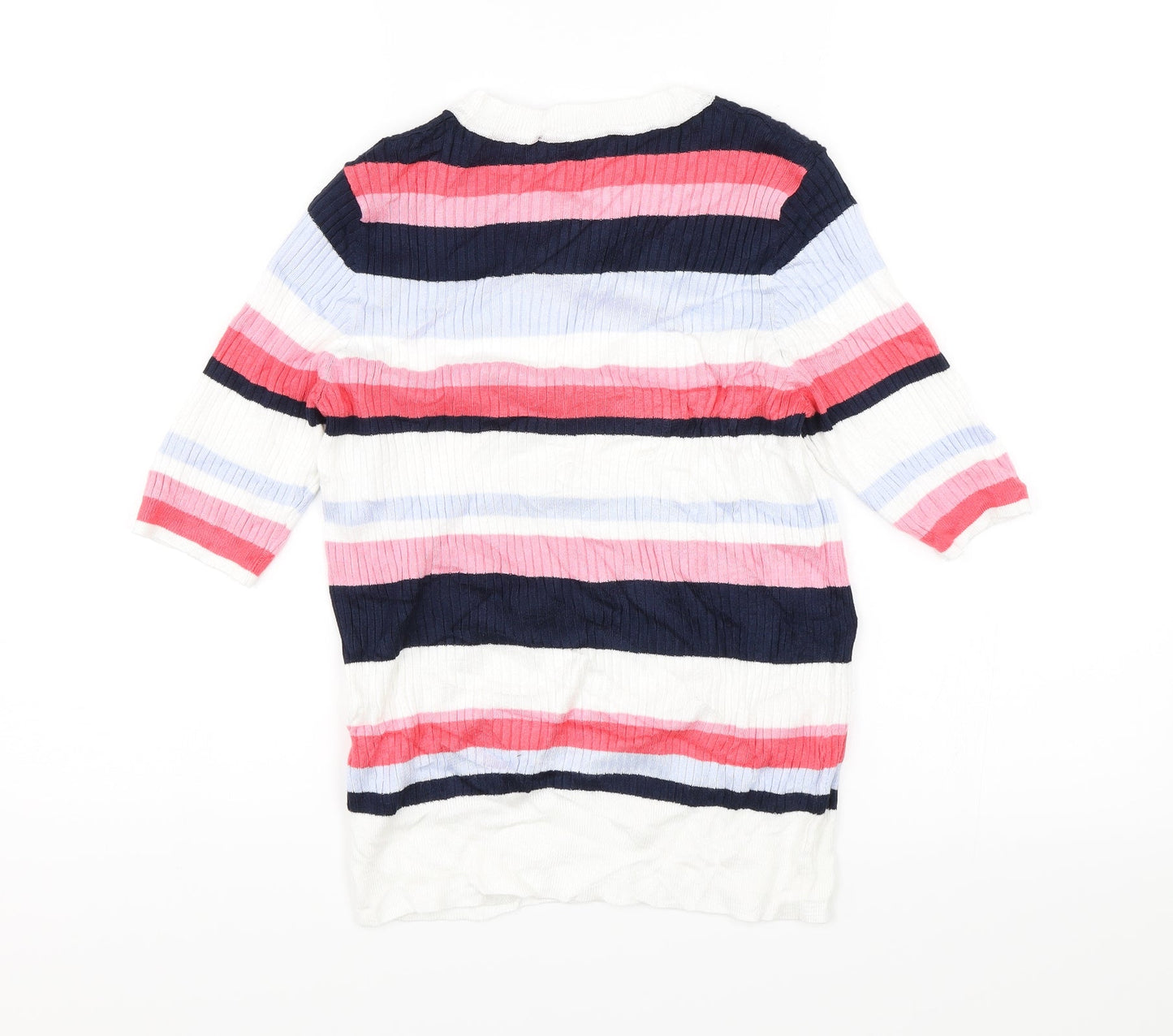 Womens UK Size 12 M&S Multicoloured Jersey T-Shirt