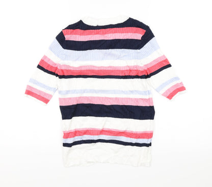 Womens UK Size 12 M&S Multicoloured Jersey T-Shirt
