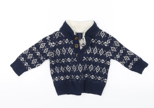 Gap Baby Blue   Pullover Jumper Size 6-9 Months
