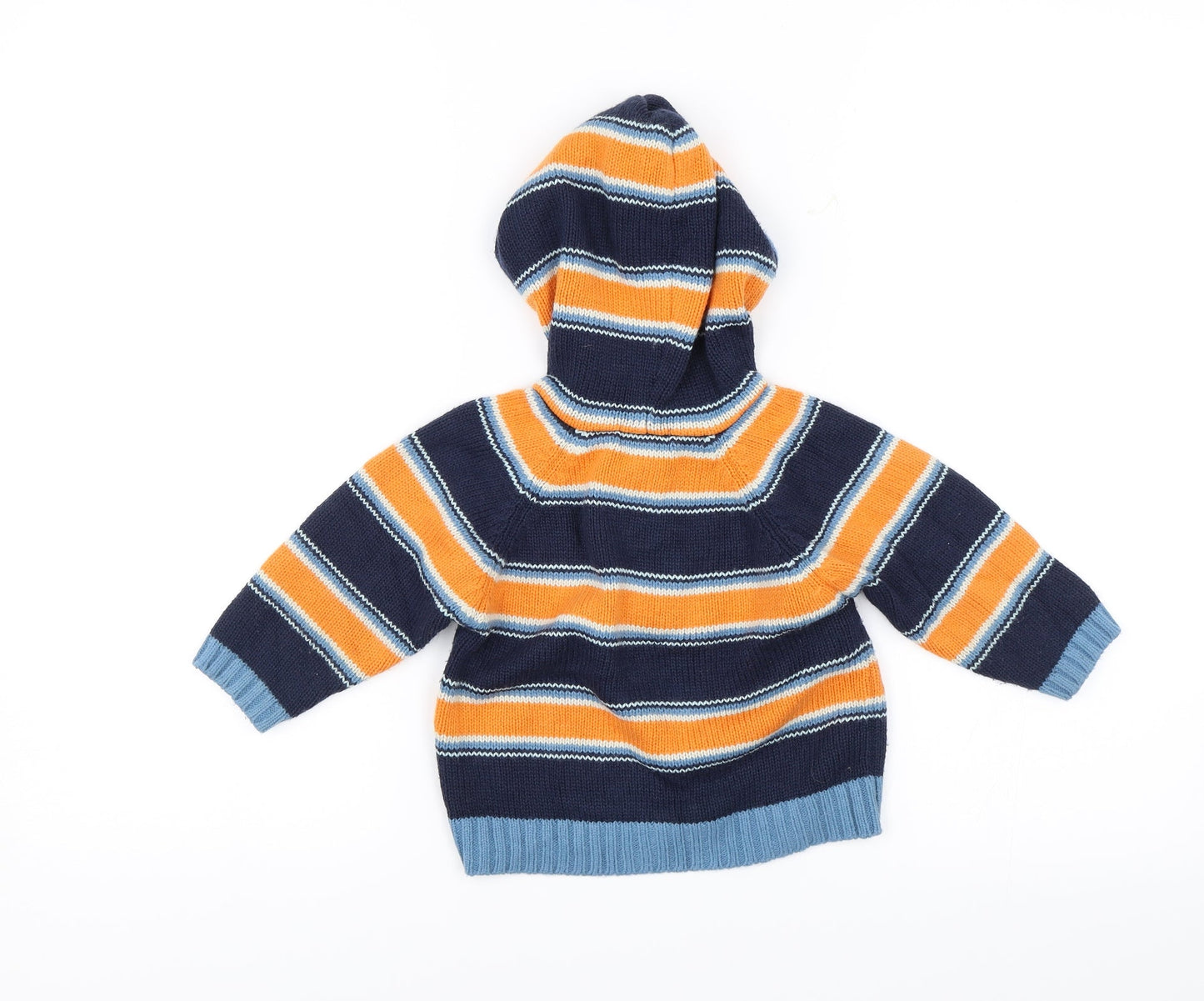 Bayside Baby Blue Striped  Pullover Jumper Size 12-18 Months