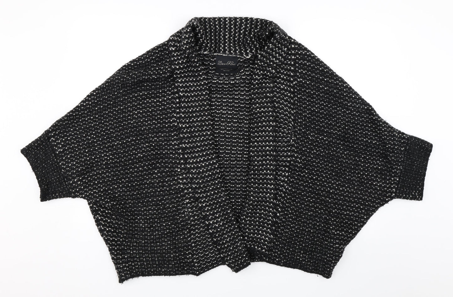 Lara Knit Womens Black   Cardigan Jumper Size M