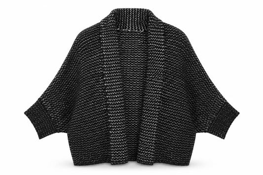 Lara Knit Womens Black   Cardigan Jumper Size M