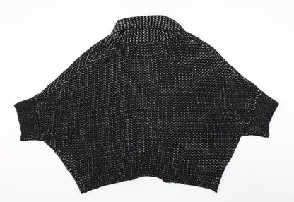 Lara Knit Womens Black   Cardigan Jumper Size M
